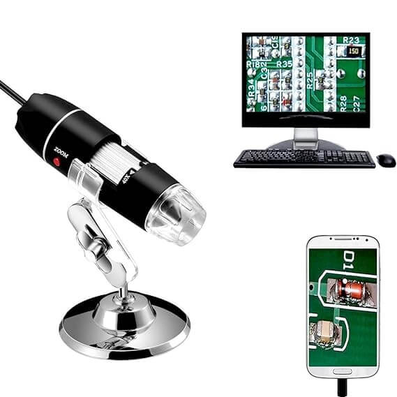 Microware 1000x 8 LED USB Digital Microscope