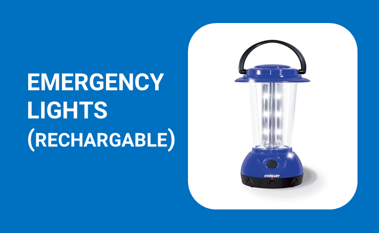 Rechargeable Emergency Lights India