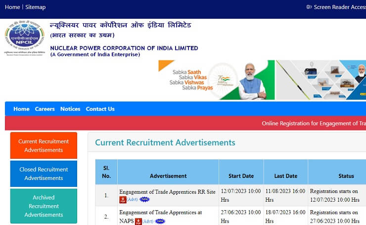 NPCIL Recruitment 2023