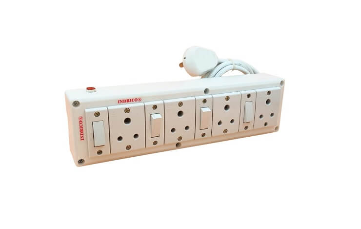INDRICO® 3 Pins Multi Outlet Extension Boards
